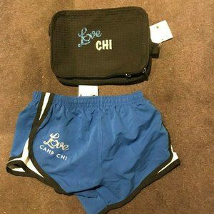 LIKEWEAR CAMP CHI SHORTS AND COSMETIC BAG